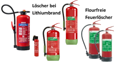 flourfreie Feuerlöscher