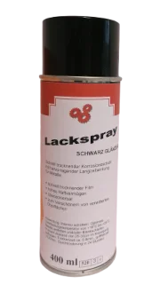 Lackspray schwarz glänzend